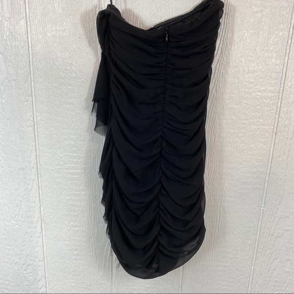 Express Black Strapless Cocktail Dress - Picture 4 of 7